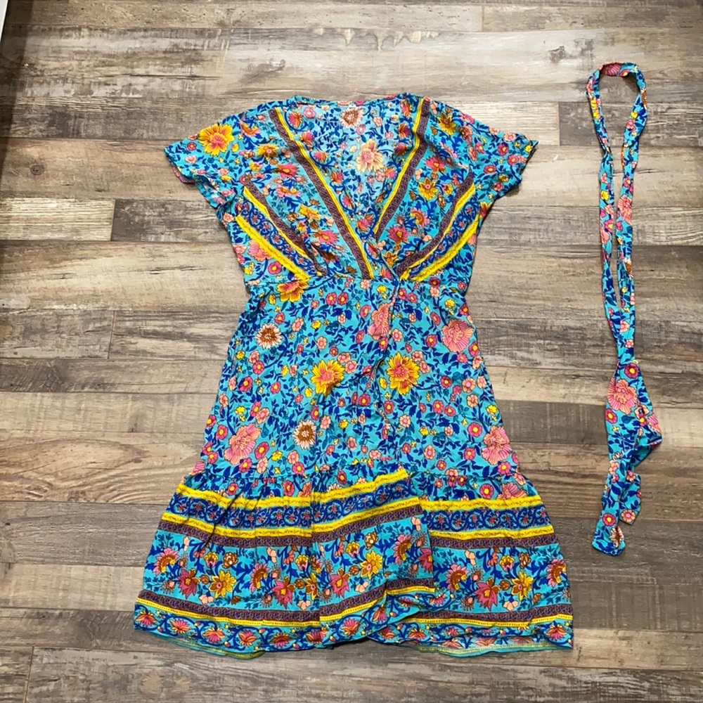 Faux Wrap Dress